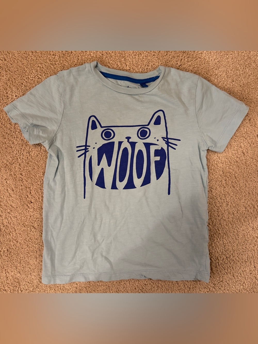 Mini Boden (6-7y) ‘Cat/Woof’ Shirt